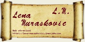 Lena Murašković vizit kartica